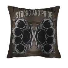 3D подушка с кастетами Strong and Pride