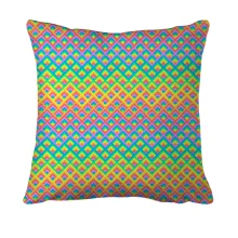 3D подушка Rainbow pattern
