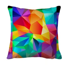 3D подушка Multicolored low poly.