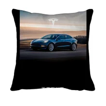 3D подушка Dark blue Tesla