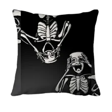 3D подушка Two skeletons