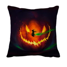 3D подушка Halloween pumpkin and witch