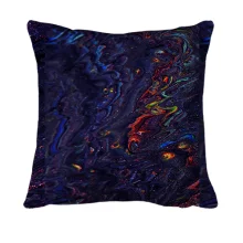 3D подушка Abstraction neon drops