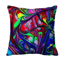 3D подушка Multicolor abstraction