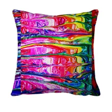 3D подушка Rainbow abstraction
