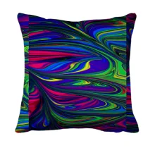 3D подушка Rainbow abstraction 3