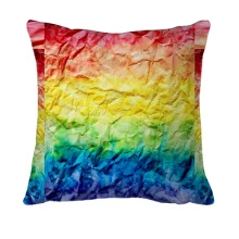 3D подушка Rainbow abstraction 4