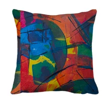 3D подушка Multicolor abstraction 9