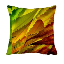 3D подушка Autumn leaves pattern
