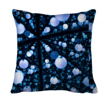 3D подушка White balls pattern