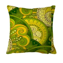 3D подушка Green mandala