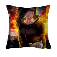 3D подушка Anime girl sunset