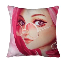 3D подушка Pink anime girl