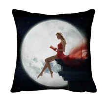 3D подушка Girl on the edge of the cliff