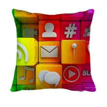 3D подушка Multicolor icons