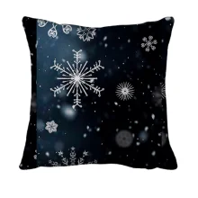 3D подушка Snowflakes pattern 2