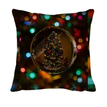 3D подушка Ball with Christmas tree 2