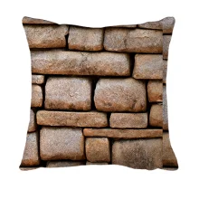 3D подушка Stone wall