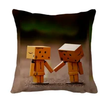 3D подушка Wooden little people love