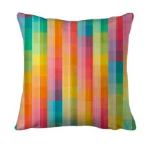 3D подушка Rainbow squares