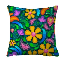 3D подушка Art flowers pattern