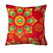 3D подушка Red abstraction