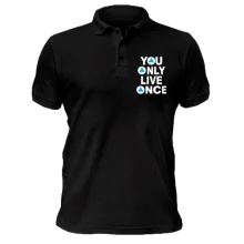 Чоловіча футболка-поло You Only Live Once