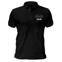 Футболка поло Audi (силует)