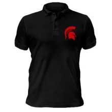 Футболка поло с спартанским шлемом "Total war Arena"