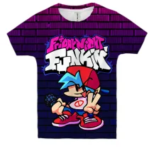 Детская 3D футболка Friday Night Funkin