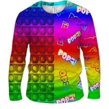 Мужской 3D лонгслив POP it!