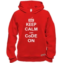 Худи BASE Keep calm and code on