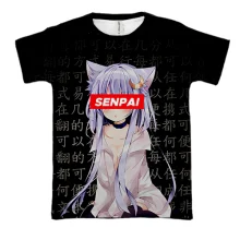 3D футболка Senpai Anime