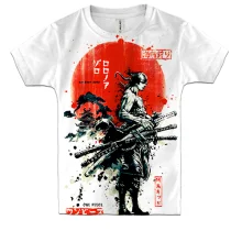 Детская 3D футболка One Piece Zoho Samurai