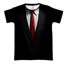 3D футболка Hitman - костюм агента 47 (2)