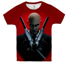 Детская 3D футболка Hitman Absolution
