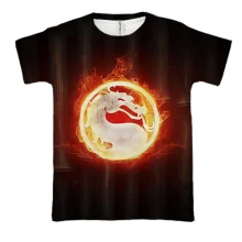 3D футболка Mortal Kombat Logo (2)