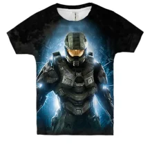 Детская 3D футболка Halo 4 Master Chief