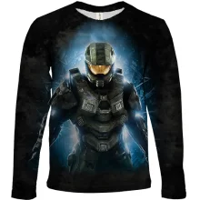 Дитячий 3D лонгслів Halo 4 Master Chief