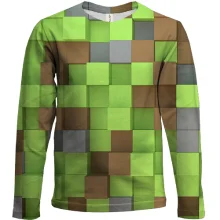 Детский 3D лонгслив Minecraft Cubes
