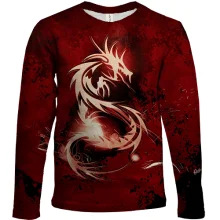 Детский 3D лонгслив Mortal Kombat Dragon