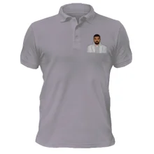 Футболка поло с Drake в пальто