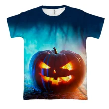 3D футболка Гарбуз Halloween