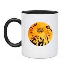 Чашка с ужастиками Happy Halloween