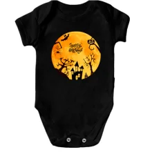 Детское боди с ужастиками Happy Halloween
