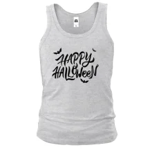 Майка Happy Halloween (с летучими мышами)