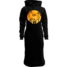 Худи платье с ужастиками Happy Halloween