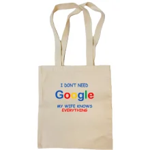 Сумка шоппер I dont need Google