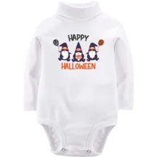Детское боди с длинным рукавом с гномами "Happy Halloween"