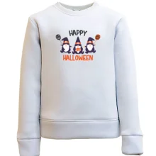 Детский свитшот с гномами "Happy Halloween"
